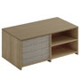 Hanah Home Juego de mesas de café Gord - Warm Oak, Sapphire Oak